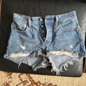 Levi's 501 Denim Cut Off Shorts Sz. 26